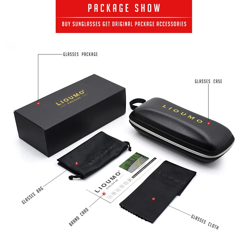 LIOUMO Outdoor Sports Cycling Sunglasses Men Polarized Photochromic Driving Glasses Male Day Night Vision Goggles lentes de sol