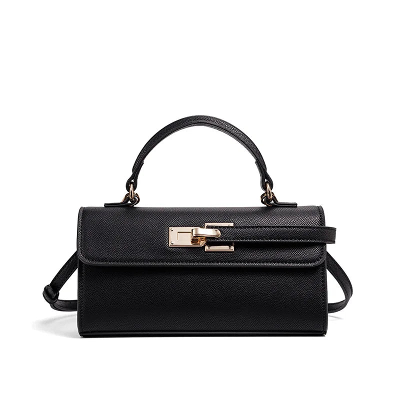 Luxury Brand Women Lock Bag Popular Retro Fashion Shoulder Bag Simple Versatile Crossbody Bag High Quality Square Bag Handbag