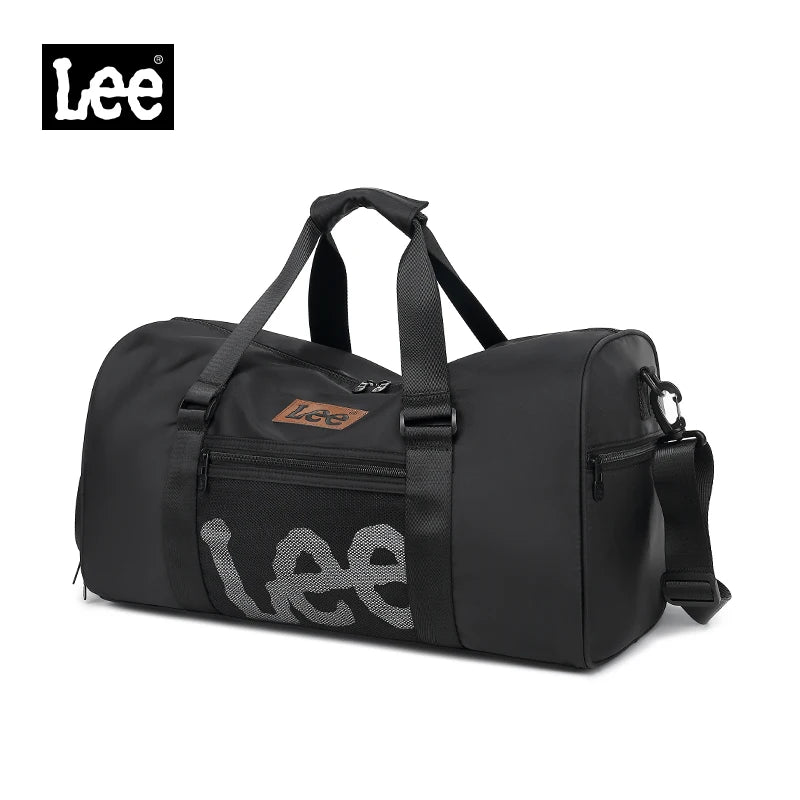 LEE Smart Gym Duffel Bag with Shoe Compartment Dry Wet Bag Men Women Waterproof Large Size Sport Training Luggage Travel Bag