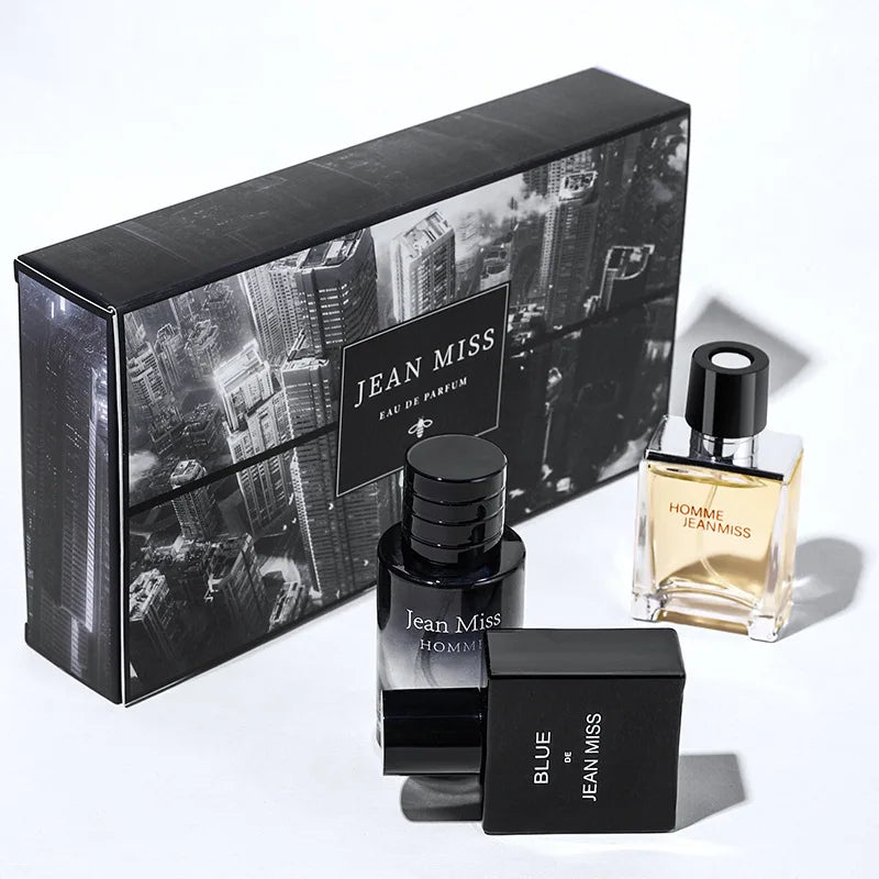Men Wild Fragrance Set 30ml x 3 Eau de Toilette Gift Pack for Men Long-Lasting Masculine Scent for Daily Use & Special Occasions