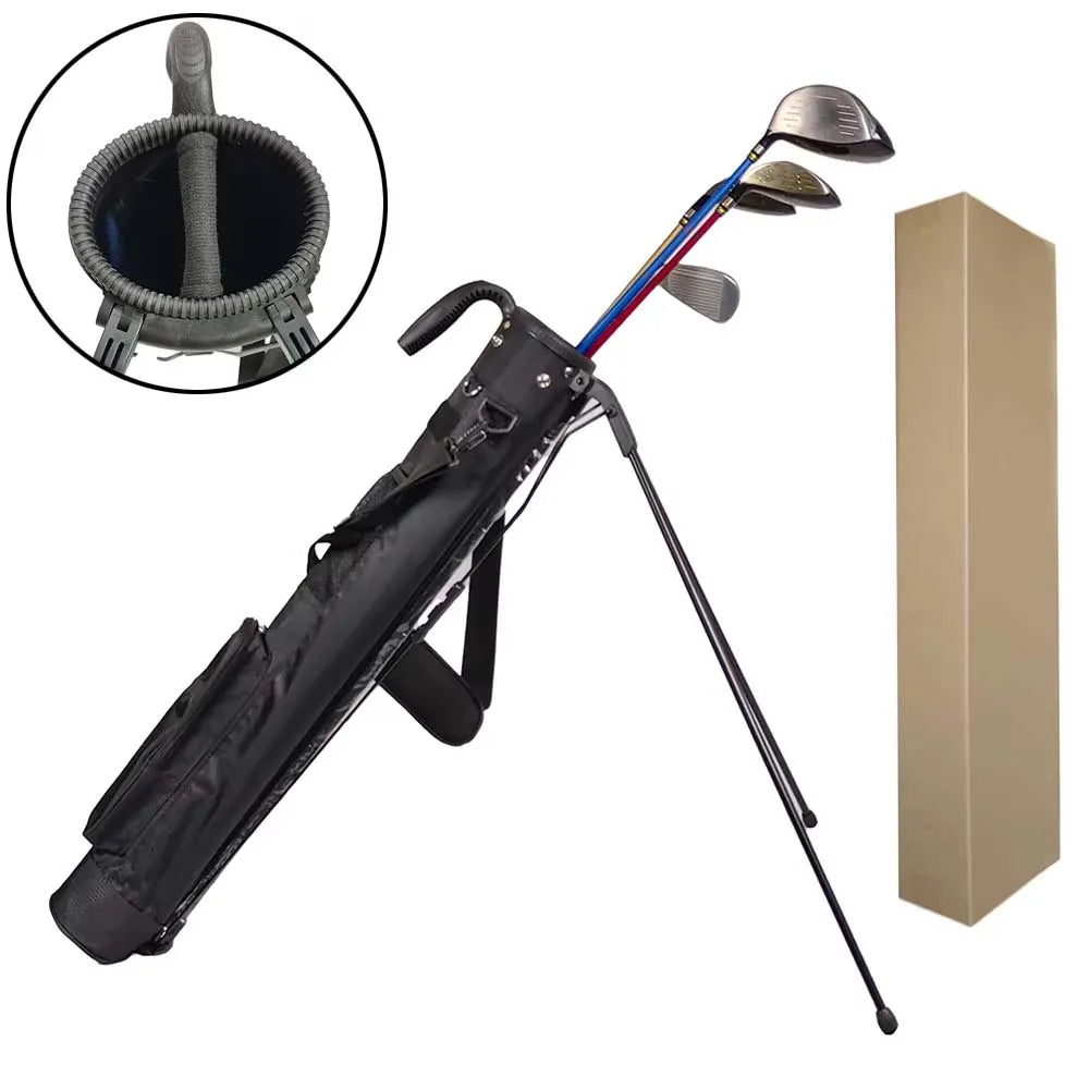 Lightweight Golf Club Bag With Bracket Golf Gun Rack Bags, Waterproof Golf Stand Carry Bag