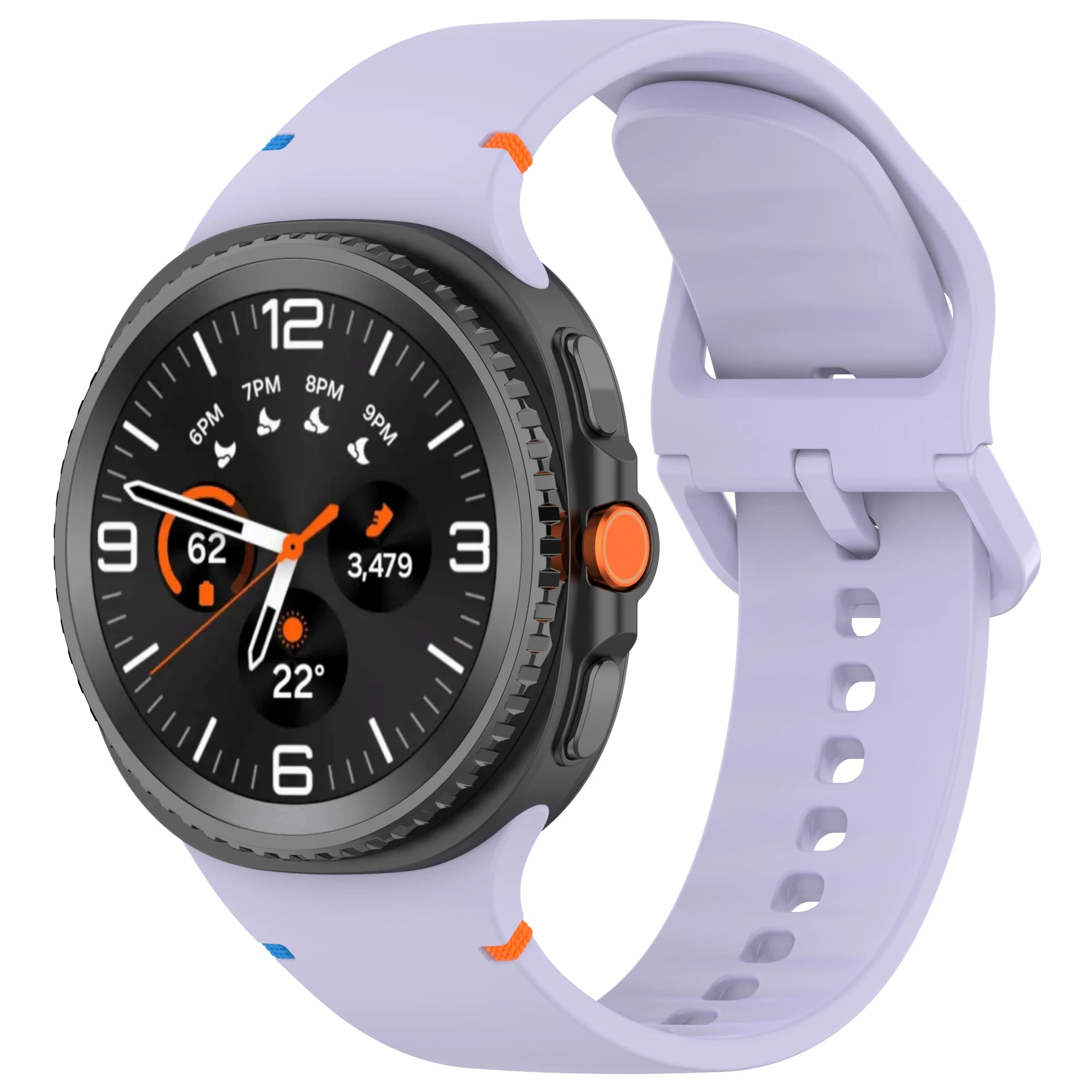 Original Silicone band for Samsung Galaxy Watch 8 40mm 44mm Strap for Samsung Galaxy Watch Classic 8 46mm Bracelet