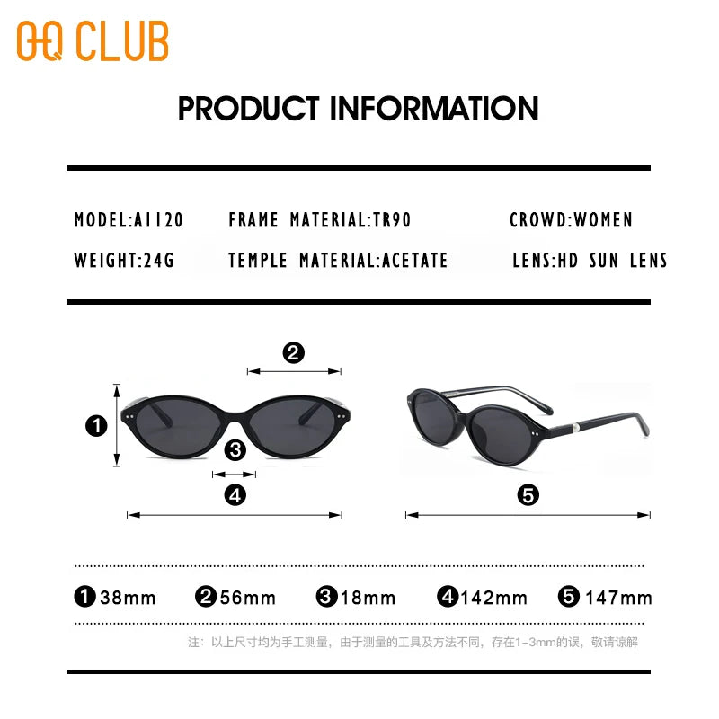 O-Q CLUB Eyepieces Women's Sunglasses Luxury Woman Eye Glasses for Women Sunglass New in Woman Accesories Men Eyeglasses Lunette