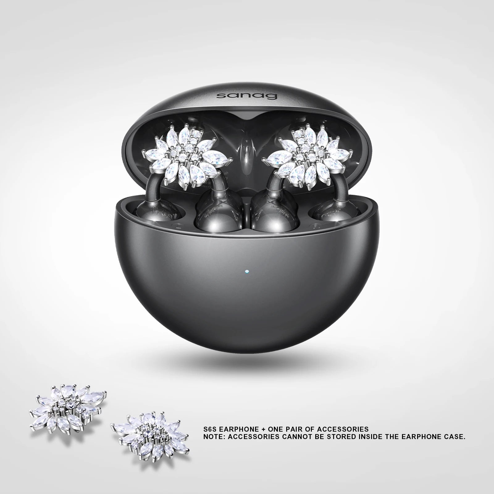 Sanag S6S Free Open Ear Clip on Earphones 3D Sound Bluetooth Headphones OWS Sport Wireless Headset Touch Control APP EQ Setting