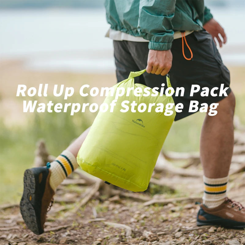 Naturehike 2L/4L/8L Compression Bag Swimming Waterproof Dry Bag Expend Small Lighweight Dry Bag for Kayaking Fishing Rafting