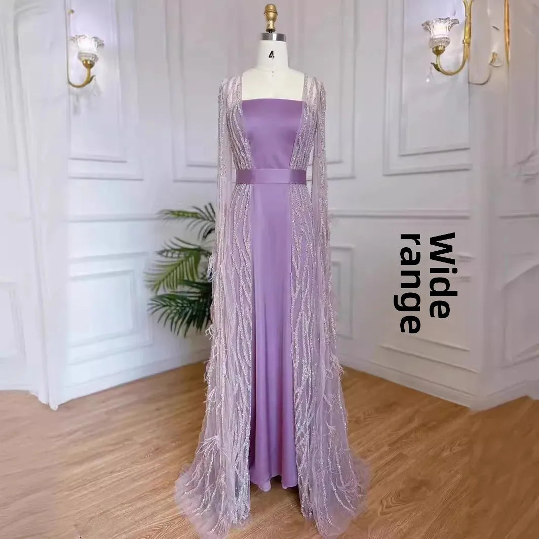 Elegant Sexy Long Evening Dress Socialite Style Air Field Hostess Performance Gown Sexy Long Dress Cross-border European America