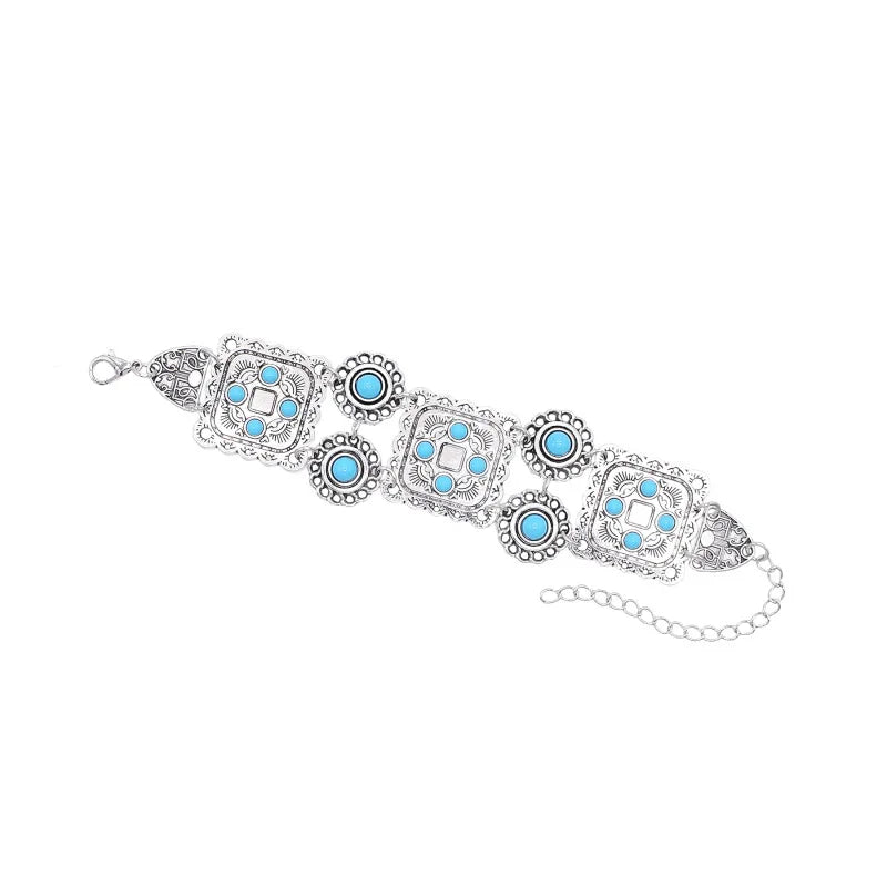 Vintage silver coin bracelet for women, featuring a boho beach, Turkish, ethnic, tribal, elegant design; vintage Tibetan bangles; Indian jewelry.