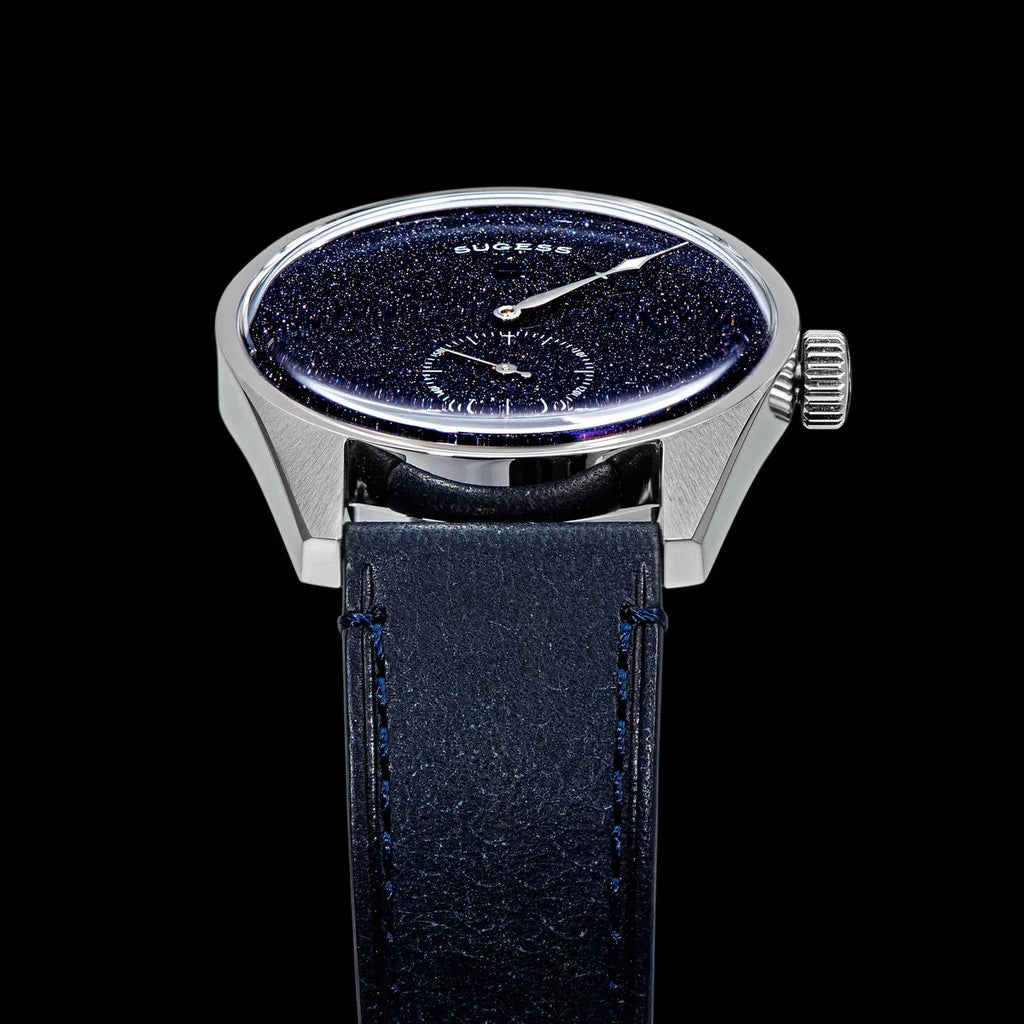 Sugess Mens Watch Automatic ST1721 Movement Aventurine Mechanical Wristwatches Hardlex Glass Fashion Simple Business Clock S451