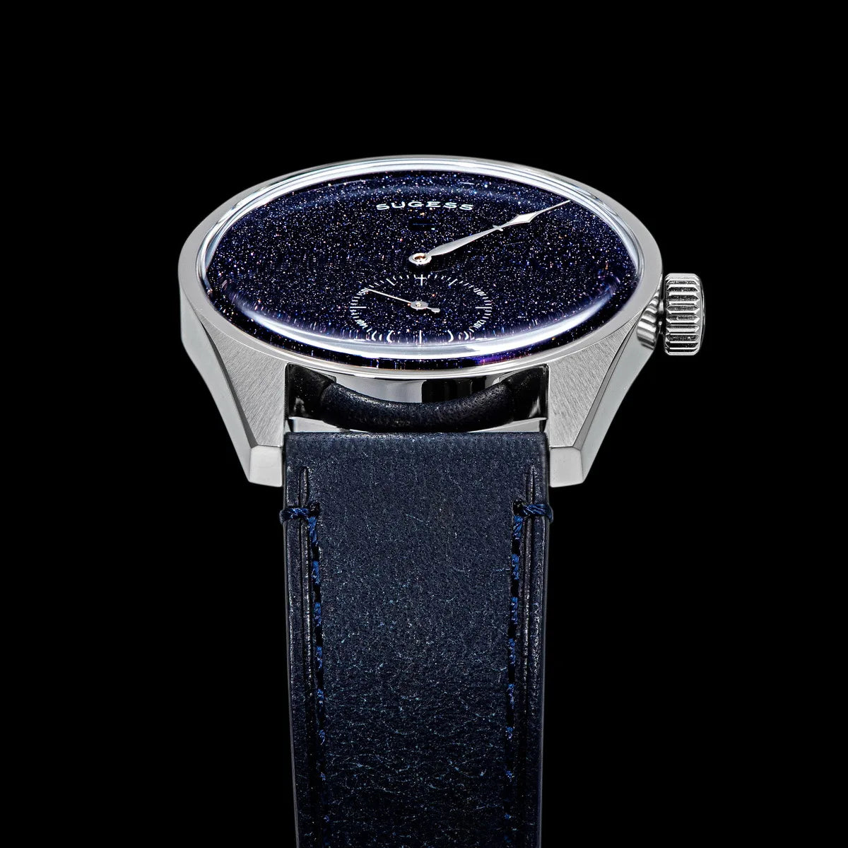 Sugess Mens Watch Automatic ST1721 Movement Aventurine Mechanical Wristwatches Hardlex Glass Fashion Simple Business Clock S451