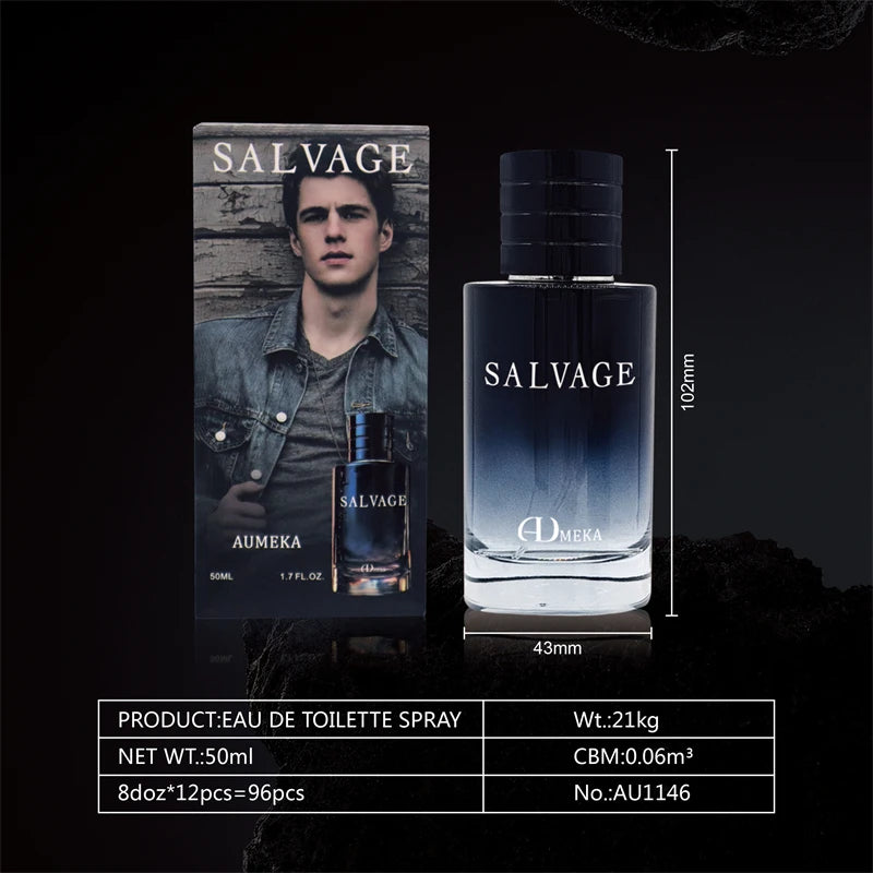 AUMEKA 50ml Perfume For Men Original Arabes Woody Eau De Toilette Spary Luxury Man Gift Makeup