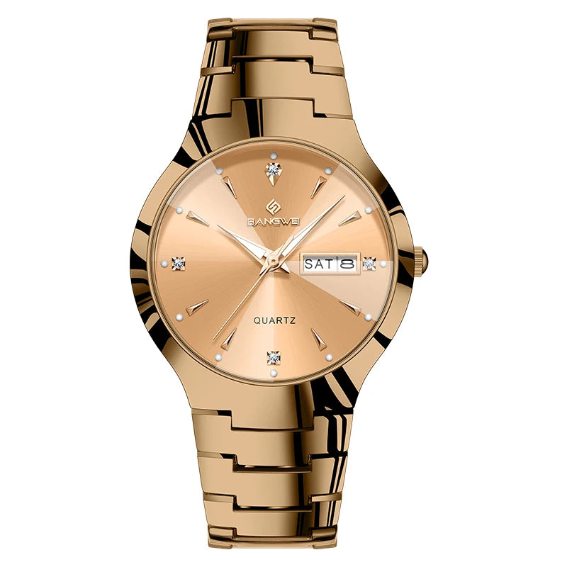 BANGWEI Fashion Elegant Watches For Women Top Brand Luxury Waterproof Ladies Quartz Watch Simple Creative Diamond Watch Women