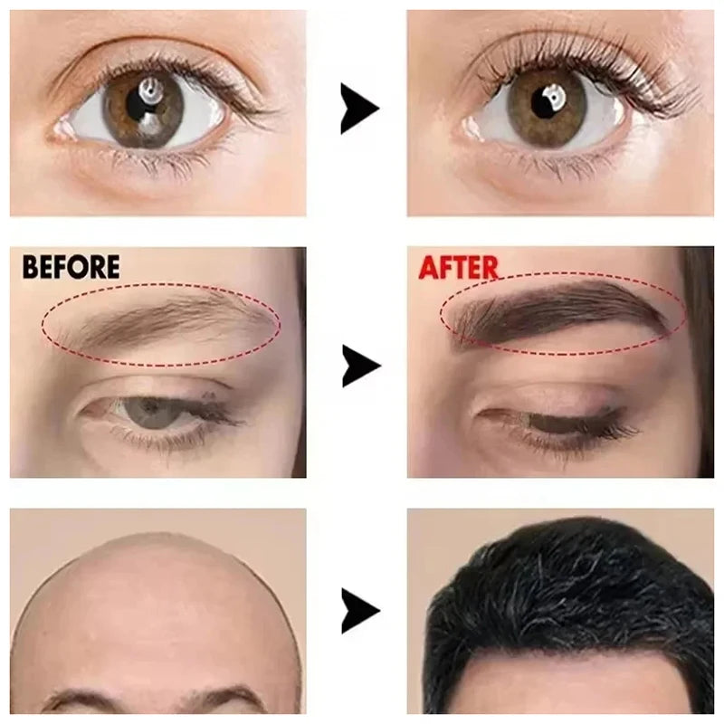Fast Eyebrow Growth Serum Eyelash Hair Growth Anti Hairs Loss Product Prevent Baldness Fuller Thicker Lengthening Eyebrow Makeup