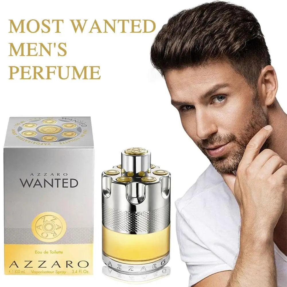 Azzaro Wanted Eau de Toilette For Men Spicy, Cardamom, Vetiver, Lemon Azzaro Wanted Eau de Parfum 100ML Men's Perfume