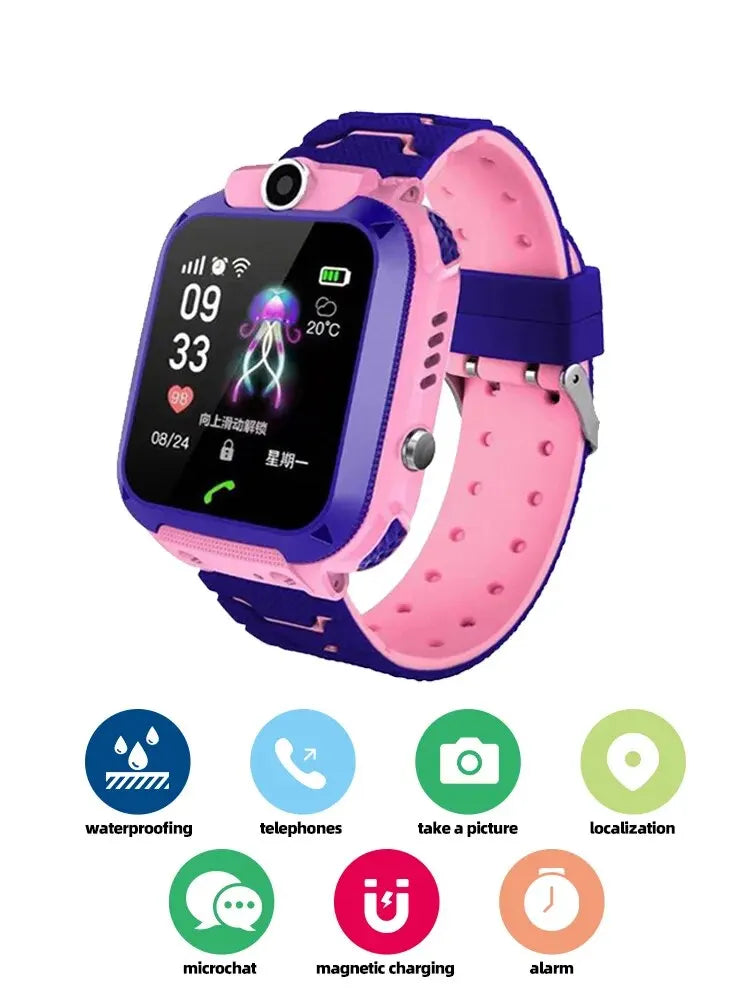 4G Kids Smart Watch, Kids Mini Phone with Call, SOS, Camera, 3 Styles Cartoon Watch, Girl Boy Birthday Christmas Gift