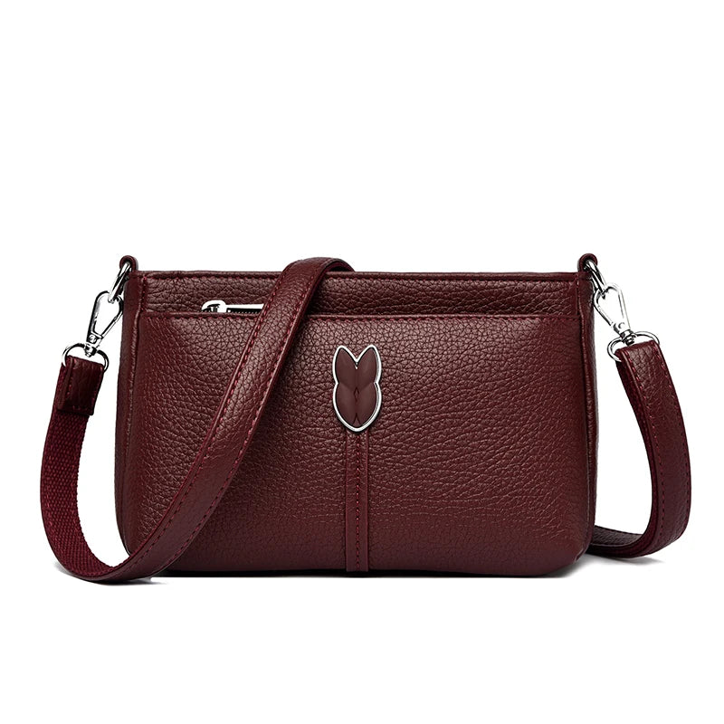 High Quality Pu Leather Crossbody Bags for Women New Women Bags Luxury Handbags Designer Shoulder Messenger Bags Sac A Main