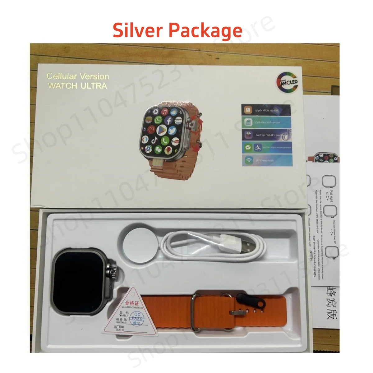 GOLDENSPIKE CD12 Smartwatch Android 12.0 5G LTE Sim Card Rotary Camera 2.26 inch Amoled 490*580 HD Screen 2080Mah Smart Watch