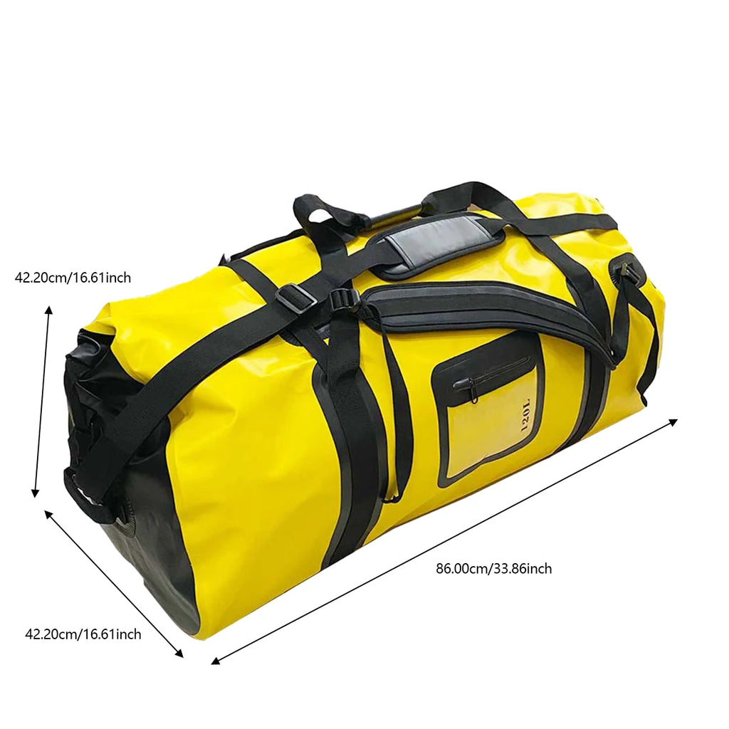 Motorcycle Dry Bag Waterproof Reflective Tail Duffle Bag Skiing Travel Hiking Camping Boating Riding Fishing Outdoor Luggage