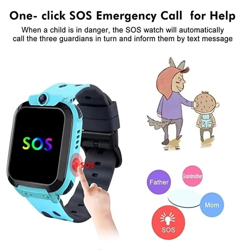 Xiaomi Kids 5G Smart Watch SOS GPS Location Sim Card Call Child SmartWatch Camera Waterproof Boys Girls Gift For IOS Android