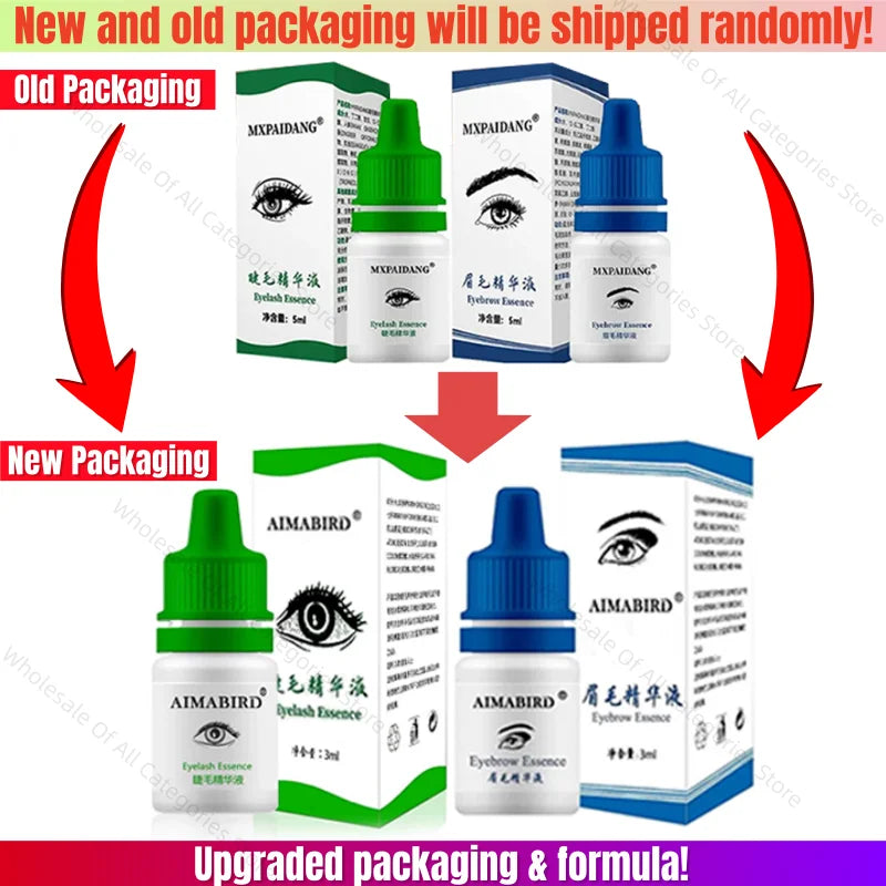Fast Eyebrow Growth Serum Eyelash Hair Growth Anti Hairs Loss Product Prevent Baldness Fuller Thicker Lengthening Eyebrow Makeup