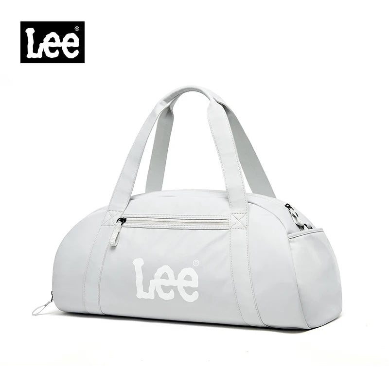 LEE Dry Pocket Sports Fitness Gym Bag for Women Men Large Capacity Waterproof Oxford Duffel Luggage Travel Bag Shoe Compartment