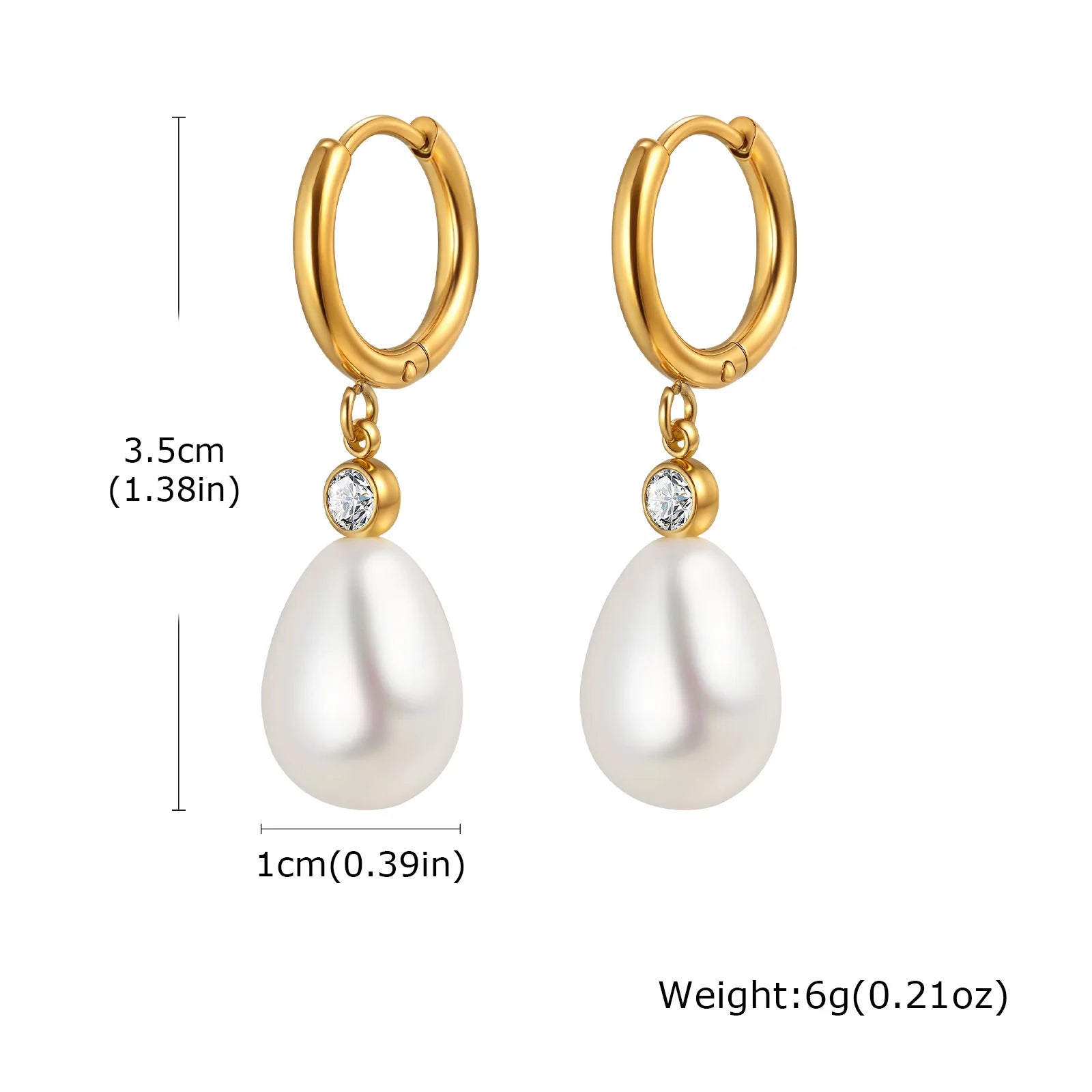 Zirconia Pearl Wedding Necklace for Women, 18k Gold Plated Choker Necklace Jewelry Mother Wife Girlfriend Gift