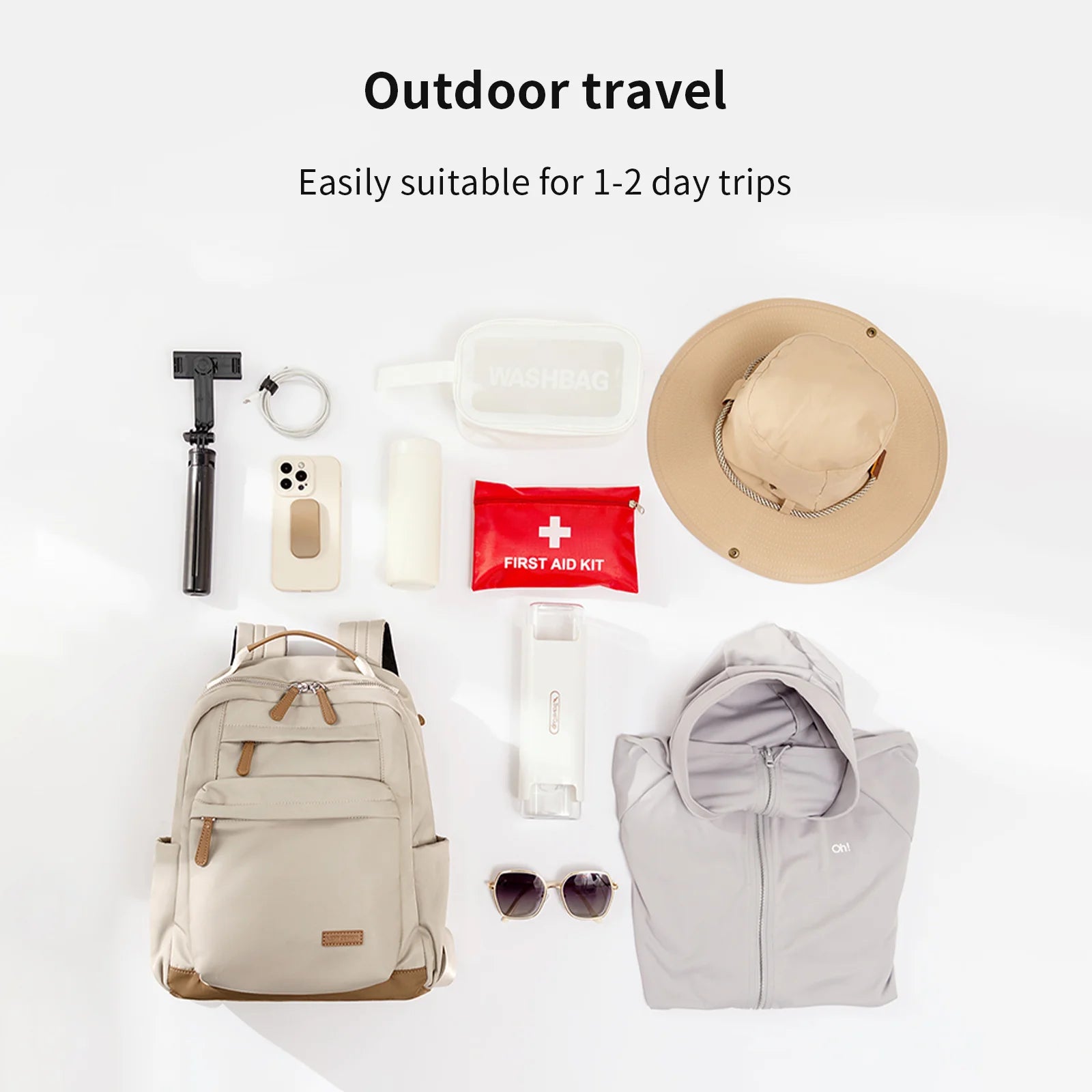 LEFF Women Backpack High Quality Large Capacity Laptop Backpacks Trendy Female Commuting Backpack Waterproof Outdoor Travel Bags