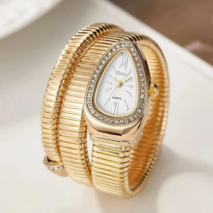High-quality Luxury Women Quartz Watch Bracelet Stainless Steel Gold Ladies Watches Clock Fashion Ladies Wristwatch Only Watch
