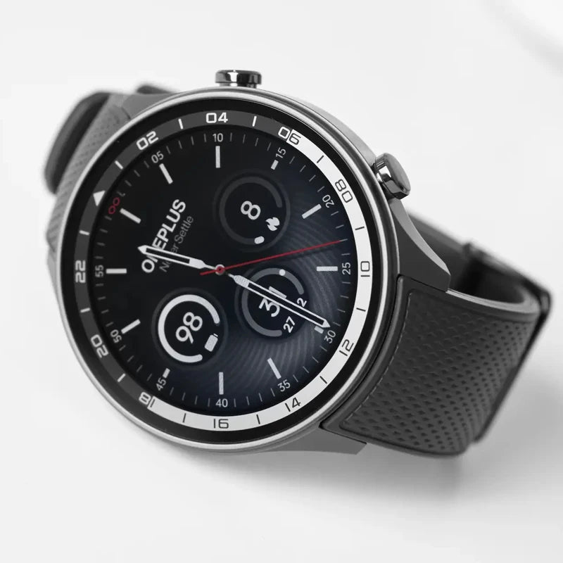 OnePlus Watch 2R Smartwatch 1.43'' AMOLED Screen Snapdragon W5 Gen 1+BES2700 100H Battery Life WiFi Wear OS by Google GPS 2024