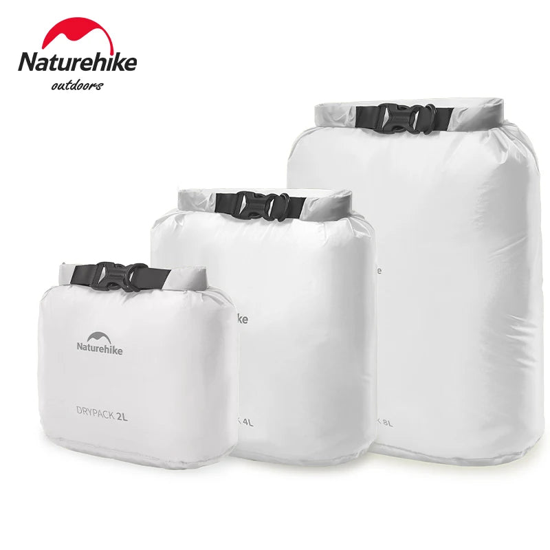 Naturehike 2L/4L/8L Compression Bag Swimming Waterproof Dry Bag Expend Small Lighweight Dry Bag for Kayaking Fishing Rafting
