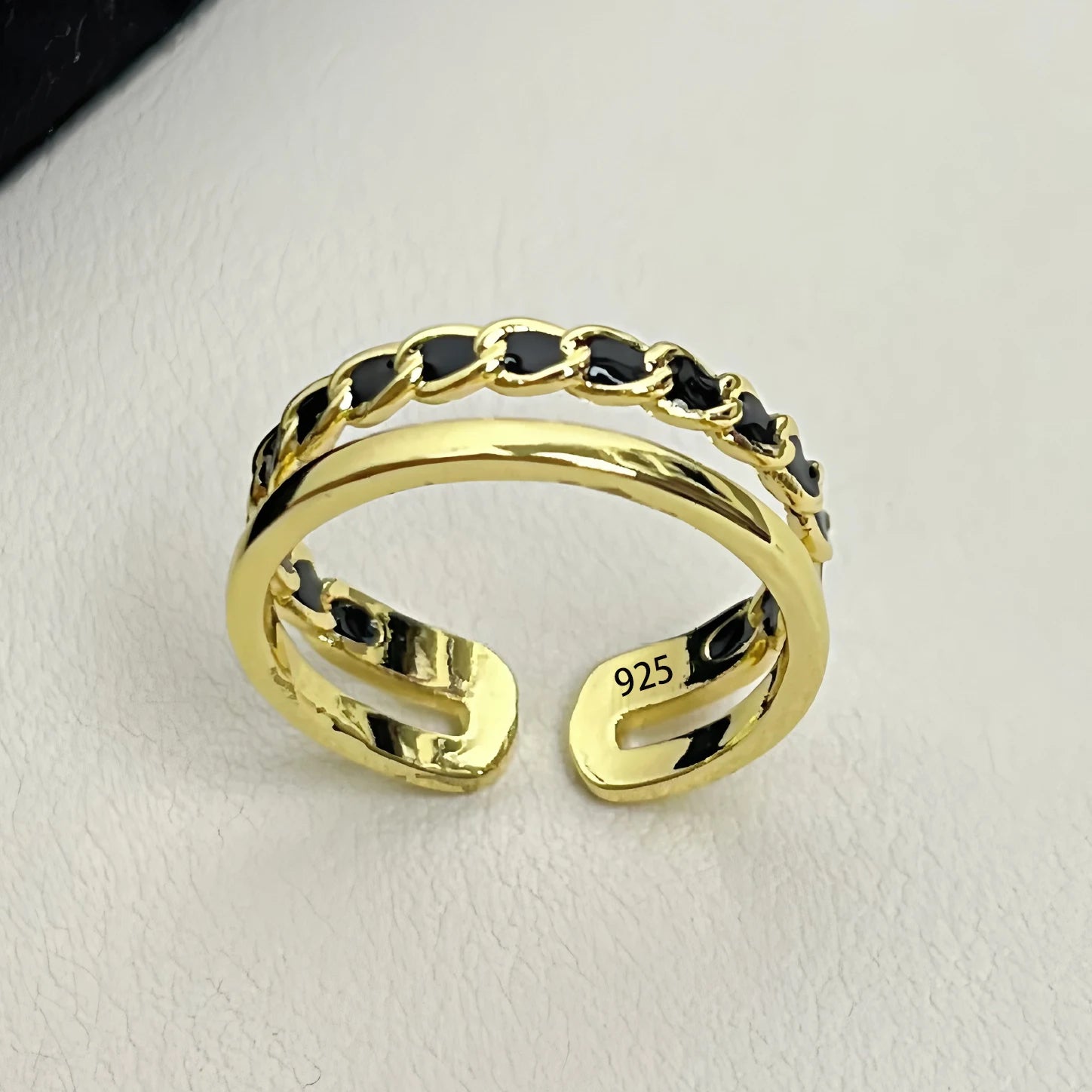 VENTFILLE 925 Sterling Silver Flower Lace Ring Korean Fashion Opening Inlaid CZ Adjustable Rings Valentine's Day Gift