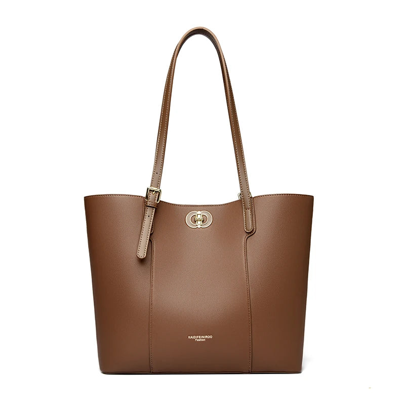 High Quality Solid Color Handbags Women Bags Designer soft PU Leather Shoulder Bag High Capacity Shopping Tote Top Handle Bags