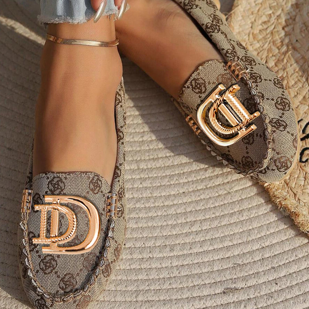 Women Loafers Driving Boat Sandals Luxury Decor Fashion Pattern Design PartFlats Slip-on Sexy Elegant Flat Comfy Casual Office