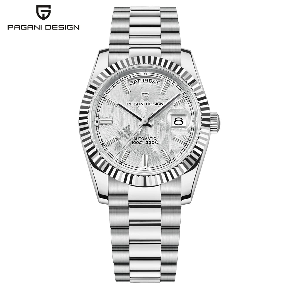 PAGANI DESIGN 2025 New Men's Watches Mechanical Top brand Luxury Automatic Watch For Men AR Sapphire glass Calendar Wrist watch