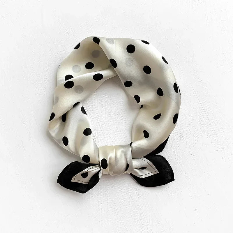 Scarf 100% Silk Bandana Women Square Scarves Wrap Kerchief Mulberry Spring Fashion Luxury High Quality Headband Hijab Shawls