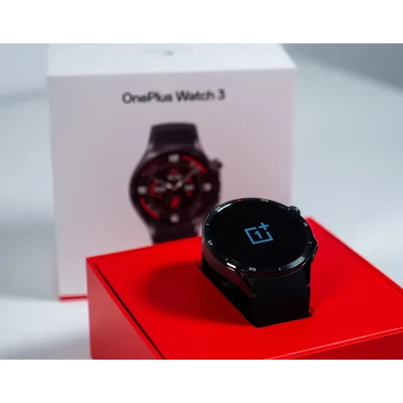 OnePlus Watch 3 SmartWatch Global Version Wear OS by Google 1.5”LTPO A0MOLED Display 5days battery life 60S Health Check-In GPS