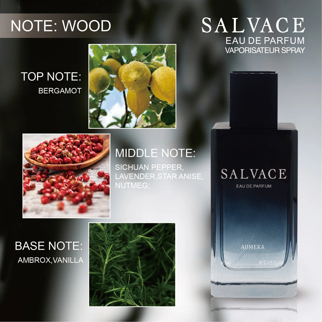 AUMEKA Perfume For Men Original Luxury Arabes Woody Long Lasting Eau De Parfum Spray Man Valentine's Day Gift Makeup 65ml AU2471