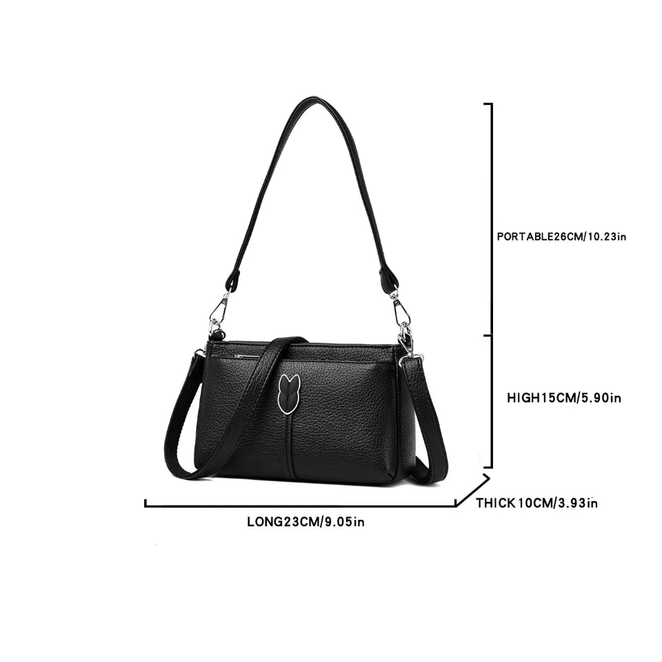 High Quality Pu Leather Crossbody Bags for Women New Women Bags Luxury Handbags Designer Shoulder Messenger Bags Sac A Main