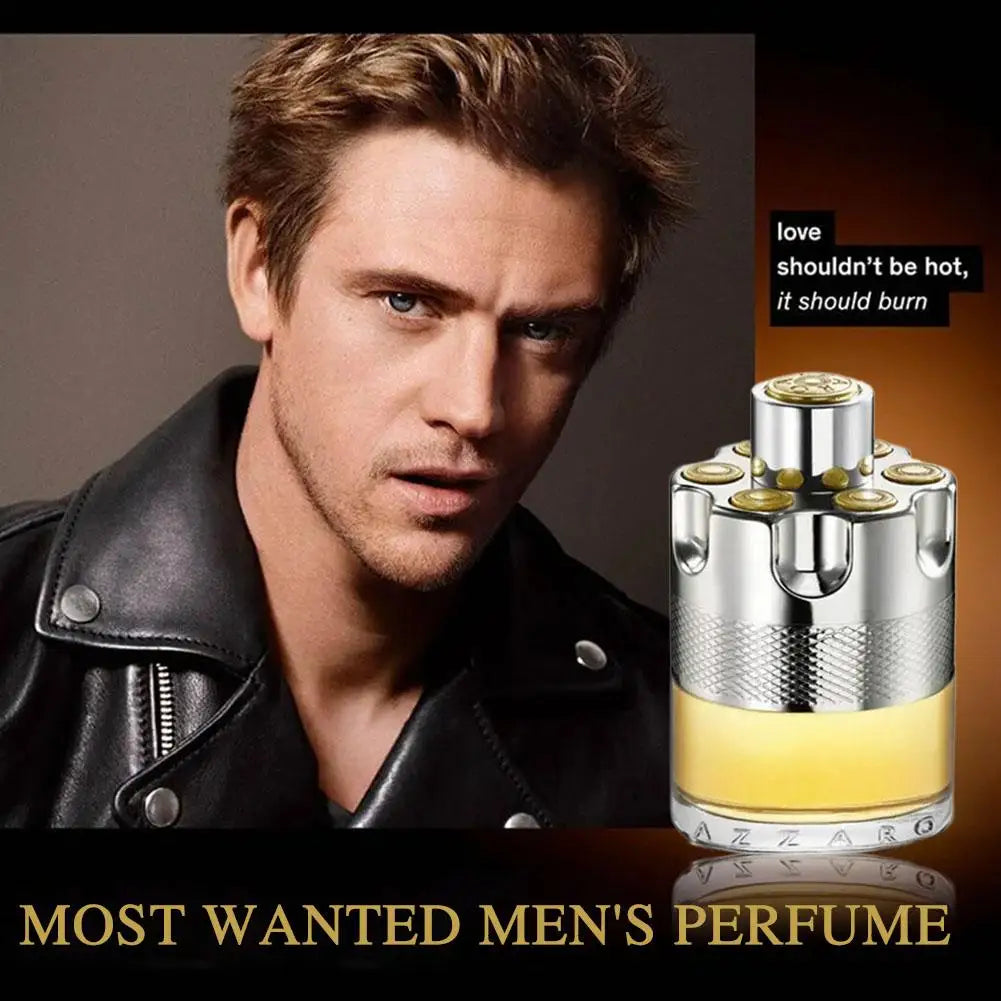 Azzaro Wanted Eau de Toilette For Men Spicy, Cardamom, Vetiver, Lemon Azzaro Wanted Eau de Parfum 100ML Men's Perfume