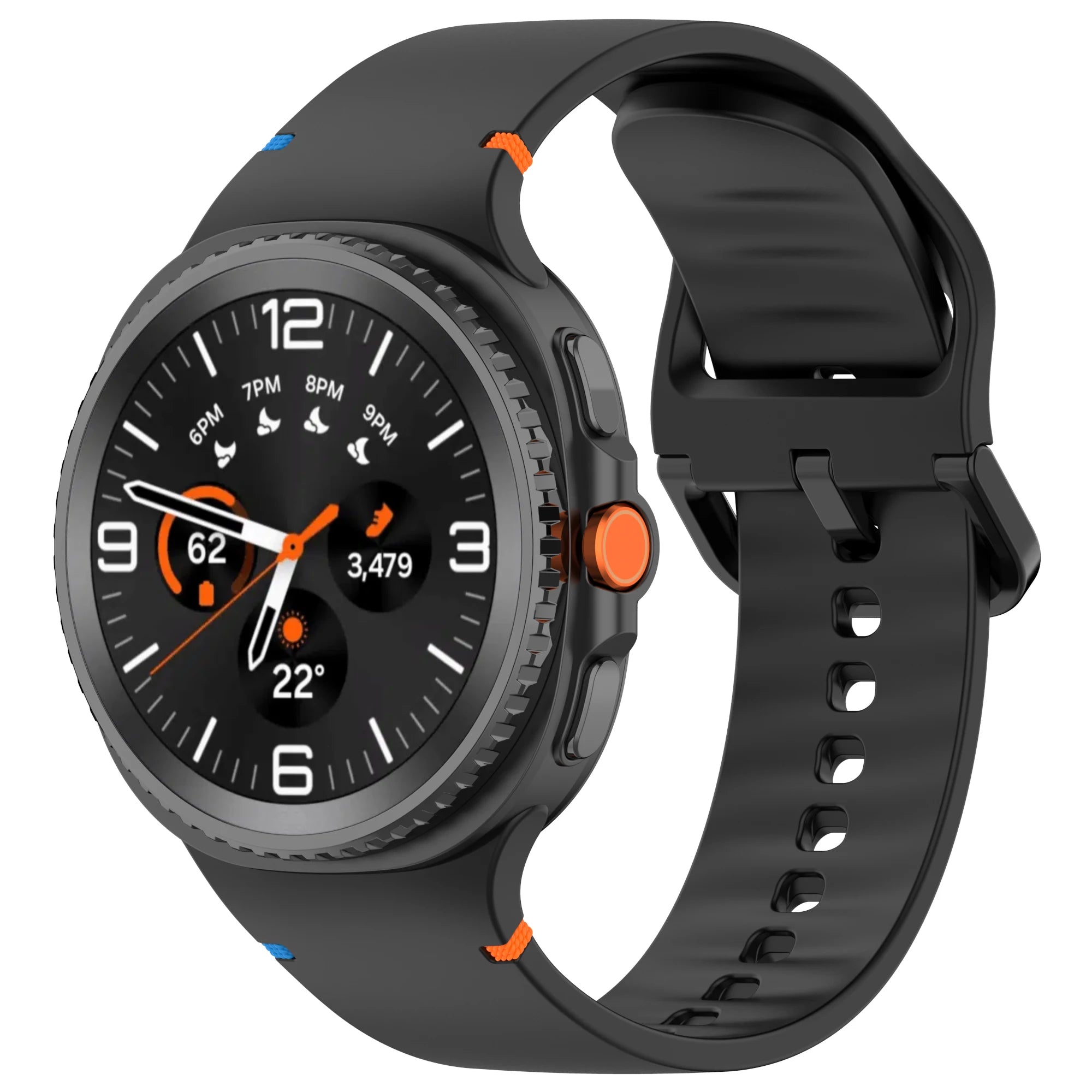 Original Silicone band for Samsung Galaxy Watch 8 40mm 44mm Strap for Samsung Galaxy Watch Classic 8 46mm Bracelet