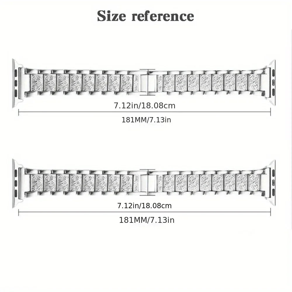 Girl Metal Strap + Case For Apple Watch Band Ultra Bracelet Wristband for iwatch Series 11 10 9 8 7 6 5 4 46mm 40 41 42mm Women