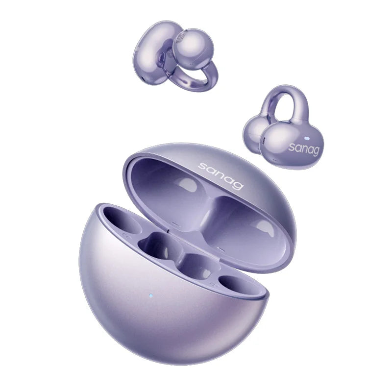 Sanag S6S Free Open Ear Clip on Earphones 3D Sound Bluetooth Headphones OWS Sport Wireless Headset Touch Control APP EQ Setting