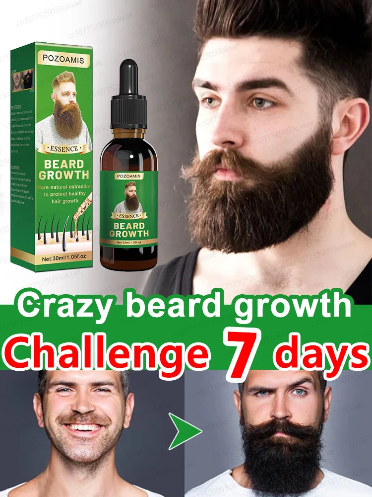 Make your beard thicker, longer and more mature with the latest beard growth liquid in 2025.
