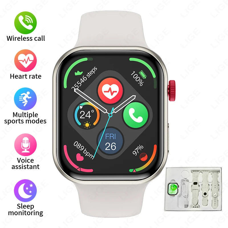 2025 New For HUAWEI FIT 3 2.01" HD Screen Smart Watch Women Men Watches Bluetooth Call Smartwatch Watch 9 Sports Fitness Tracker