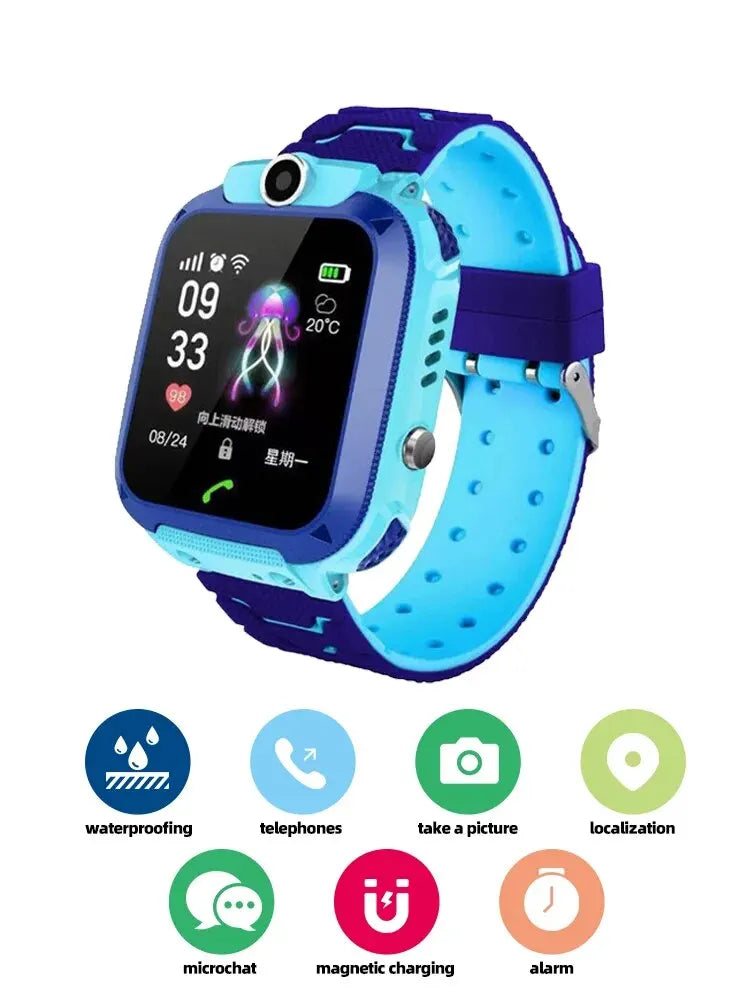 4G Kids Smart Watch, Kids Mini Phone with Call, SOS, Camera, 3 Styles Cartoon Watch, Girl Boy Birthday Christmas Gift