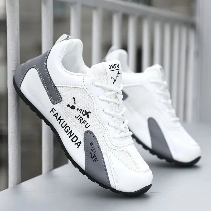 Men's Waterproof Leather Surface Sports Shoes Travel Trend Matching Autumn Casual Shoes Breathable EVA Insole PVC Outsole