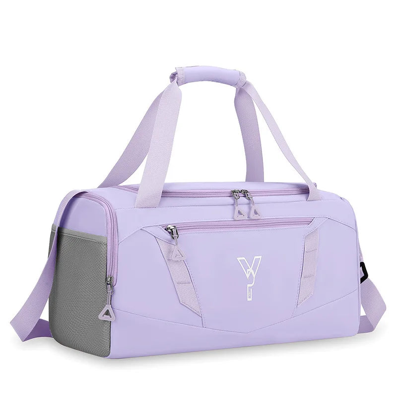 Woman Sports Gym Handbag Waterproof Fitness Training Bag Dry Wet Swimming Tote With Shoes Pocket Travel Luggage Shoulder Bags