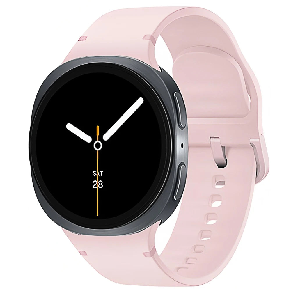 Original Silicone band for Samsung Galaxy Watch 8 40mm 44mm Strap for Samsung Galaxy Watch Classic 8 46mm Bracelet