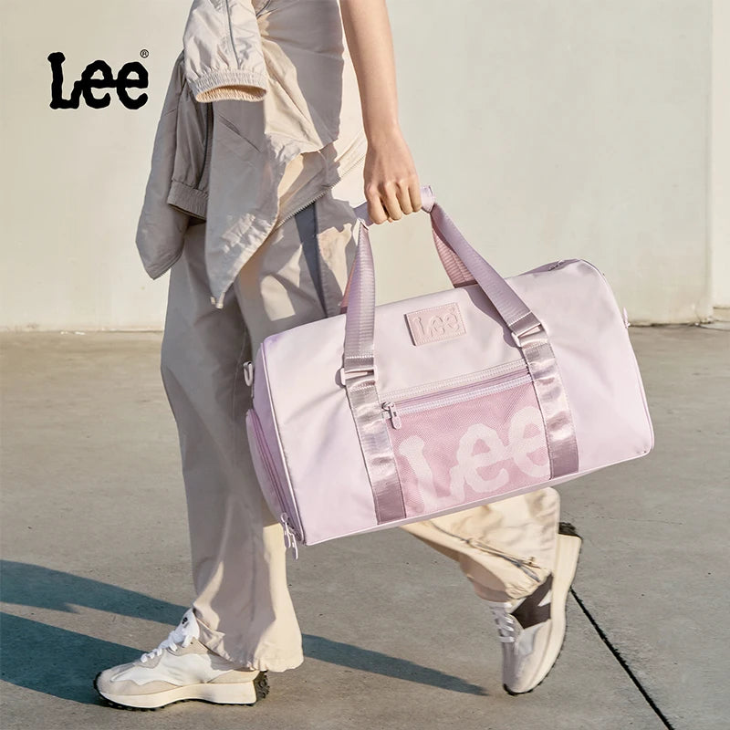 LEE Smart Gym Duffel Bag with Shoe Compartment Dry Wet Bag Men Women Waterproof Large Size Sport Training Luggage Travel Bag