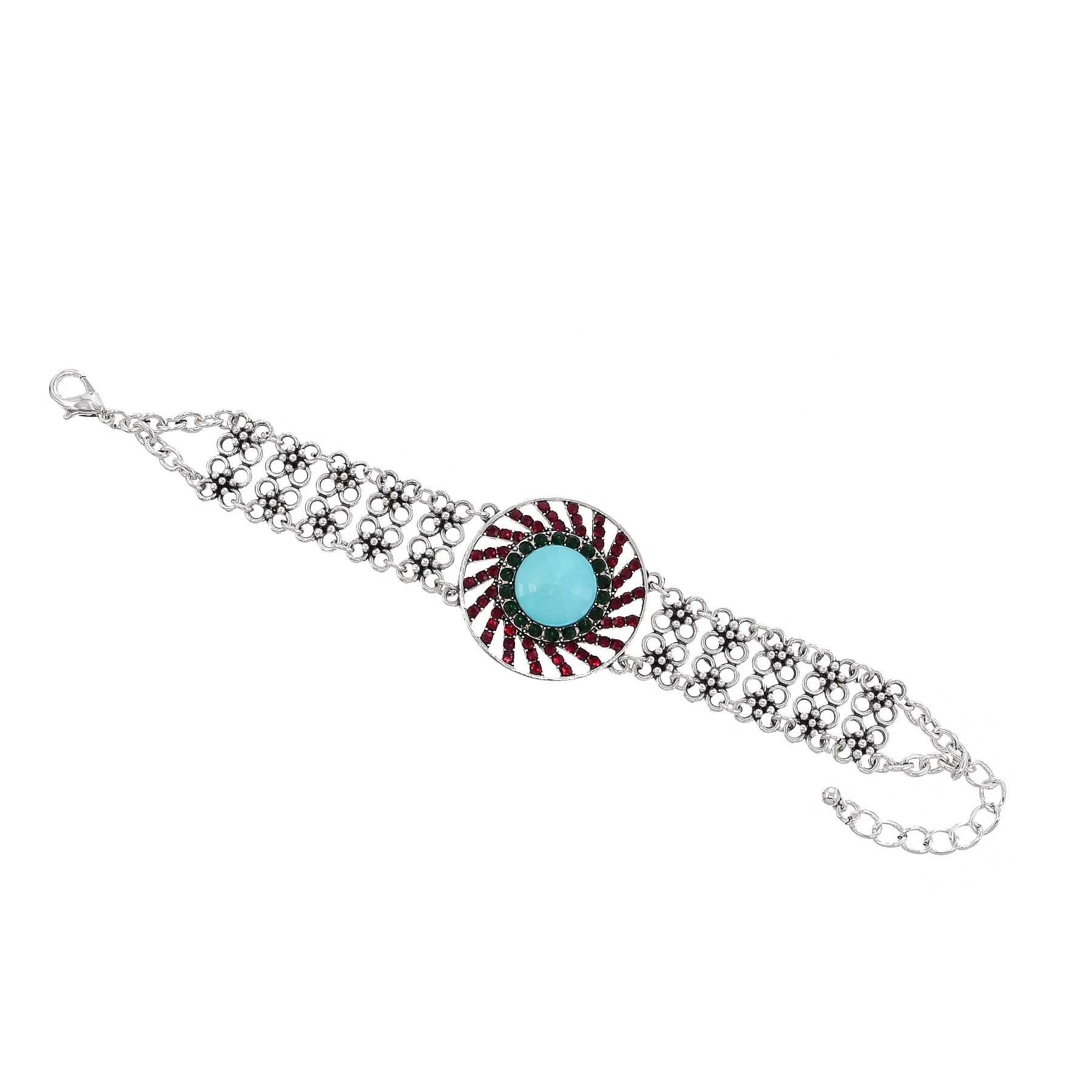 Vintage silver coin bracelet for women, featuring a boho beach, Turkish, ethnic, tribal, elegant design; vintage Tibetan bangles; Indian jewelry.