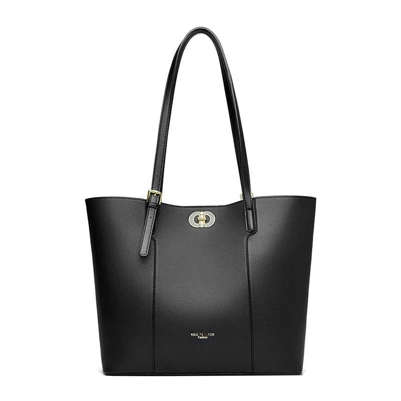 High Quality Solid Color Handbags Women Bags Designer soft PU Leather Shoulder Bag High Capacity Shopping Tote Top Handle Bags